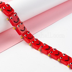 Бусы лэмпворк ручной работы LAMP-D015-07E