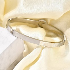 Bracelets à charnière en acier inoxydable 304 pour femmes&nbsp;BJEW-F474-46P