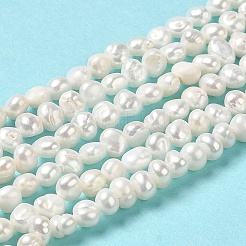 Нити из натурального культивированного пресноводного жемчуга PEAR-E017-25