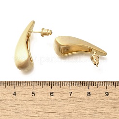 Aretes de latón con forma de lágrima&nbsp;EJEW-A121-04G