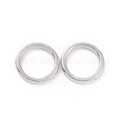 Legierung geschlossen Ringe springen&nbsp;X-KK-WH0052-05C-P