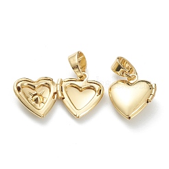 Латунные подвески с микропаве из прозрачного кубического циркония KK-P199-13G