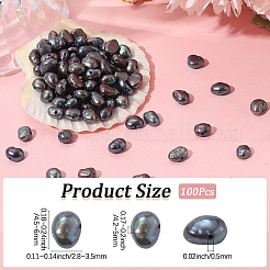 100 шт. натуральный барочный жемчуг Кеши PEAR-LT0001-07