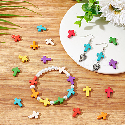 100 шт. синтетические магнезитовые бусины TURQ-SC0001-10