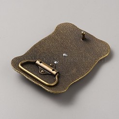 Glatte Schnallen aus Zinklegierung im tibetischen Stil&nbsp;FIND-WH0139-276AB
