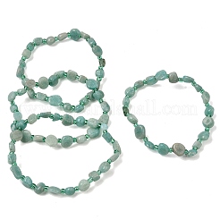 Bracciali di perline amazzonite naturali&nbsp;GG-CBA05D5-02A-07