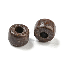 Природные снежинка обсидиан бисером G-G003-A08