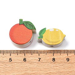 Печатные деревянные бусины WOOD-V003-03