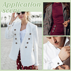 24 шт. пуговицы из сплава&nbsp;BUTT-FG0001-44