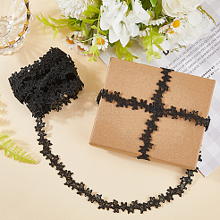 Лента из полиэстерового кружева со звездами&nbsp;OCOR-WH20003-13A