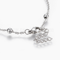 Браслеты из нержавеющей стали 304&nbsp;LS-AJEW-H013-01P