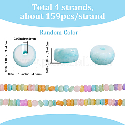 4 нити окрашенных натуральных пресноводных ракушек BSHE-SC0001-28
