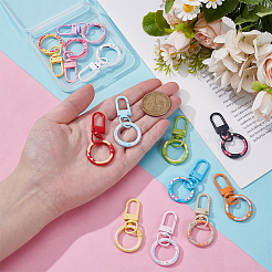 13 шт. двухцветные поворотные застежки из сплава&nbsp;FIND-UN0009-90