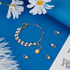 6 шт. латунные застежки-лобстеры&nbsp;KK-FG0001-30G