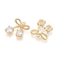 Латунные микро проложить кубического циркония подвески&nbsp;KK-N261-88G