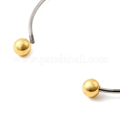 Изготовление браслета-манжеты из нержавеющей стали 201 толщиной 1.8 мм&nbsp;LS-BJEW-Z144-01GP-02