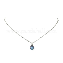 Collier pendentif en perle de culture d'eau douce naturelle en forme de pomme de terre&nbsp;NJEW-JN06346