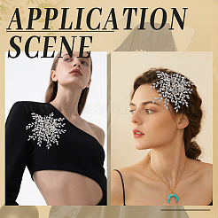 1 шт. латунная фурнитура для украшения волос KK-FG0001-31