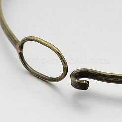 Латуни браслет делает&nbsp;BJEW-B133-01AB-NF