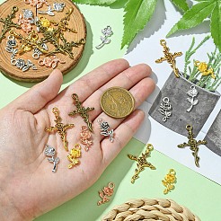 30шт 6 стиля подвески из сплава в тибетском стиле&nbsp;FIND-YW0005-08