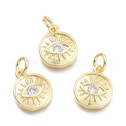 Латунные микро проложить кубического циркония подвески&nbsp;KK-P187-17-G