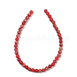 Gefärbte natürliche Regalit/Imperial Jaspis/Meeressediment Jaspis Perlen Stränge&nbsp;G-B124-C04-16