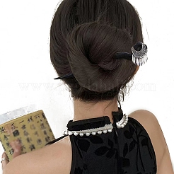 Палочки для волос в форме полумесяца из дерева&nbsp;PW-WG7C9F3-01