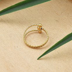 Ионное покрытие (ip) манжетные кольца из нержавеющей стали 304 RJEW-P131-02G