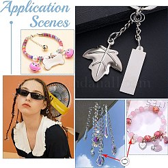 700 шт. 7 стиля разъемных колец из нержавеющей стали 201 и 304 STAS-CJ0002-17