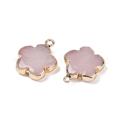 Природного розового кварца подвески G-P566-01G-10