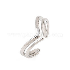 Открытые кольца манжеты из нержавеющей стали 304&nbsp;RJEW-Z125-02P