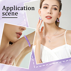 500 шт. прозрачные пластиковые бусины KY-SP0001-54A