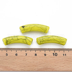 Непрозрачные акриловые бусины с краклеем&nbsp;MACR-S372-002N