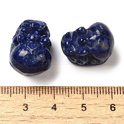 Perle intagliate di lapislazzuli naturali&nbsp;G-P550-07