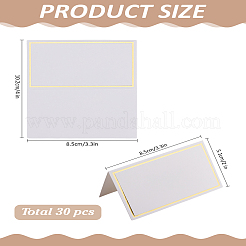 30 шт. Карточки рассадки гостей на бумажном столе&nbsp;AJEW-LP0004-21