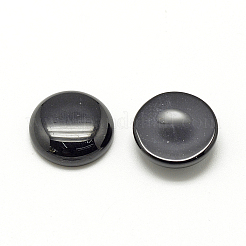 Synthetische schwarze Steincabochons&nbsp;LS-G-R416-20mm-46-1