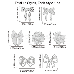 Углеродистая сталь разрезает трафареты DIY-WH0170-797