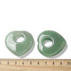 Pendentifs creux en aventurine verte naturelle&nbsp;G-C167-06A