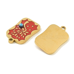 Подвески из нержавеющей стали 304 с эмалью&nbsp;STAS-H251-03A-01