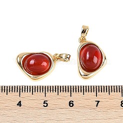 Подвески из натурального сердолика (окрашенные и нагретые)&nbsp;LS-KK-U043-52G-02