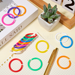 112 pz. 8 anelli per raccoglitori a fogli mobili in plastica colorati&nbsp;FIND-SP0002-92