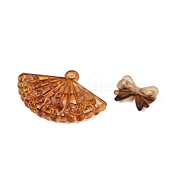 Прозрачные акриловые бусины&nbsp;OACR-H039-04J