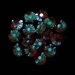 Cabochon luminosi decodificati in resina trasparente&nbsp;RESI-D013-06C
