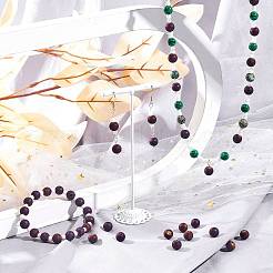 Гальванические естественно агат бисера пряди круглый G-AR0002-53