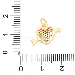 Латунные микро проложить кубического циркония подвески KK-S510-26G