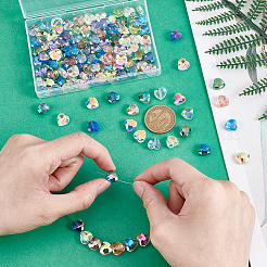 128 шт. 16-х цветные гальванические стеклянные бусины EGLA-PH0001-82