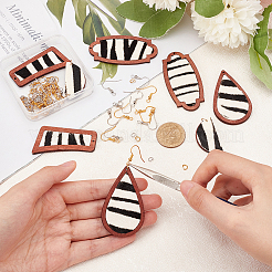 Набор для изготовления сережек с подвесками в форме геометрии своими руками&nbsp;DIY-OC0009-77