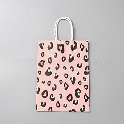 Прямоугольные бумажные подарочные пакеты с принтом животных&nbsp;ABAG-TAC0006-42B