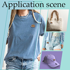 Компьютеризированные вышивки ткани самоклеющиеся пластыри&nbsp;PATC-WH0002-088