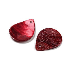 Pendentifs en coquille d'akoya naturelle peints à la bombe&nbsp;BSHE-G034-12A